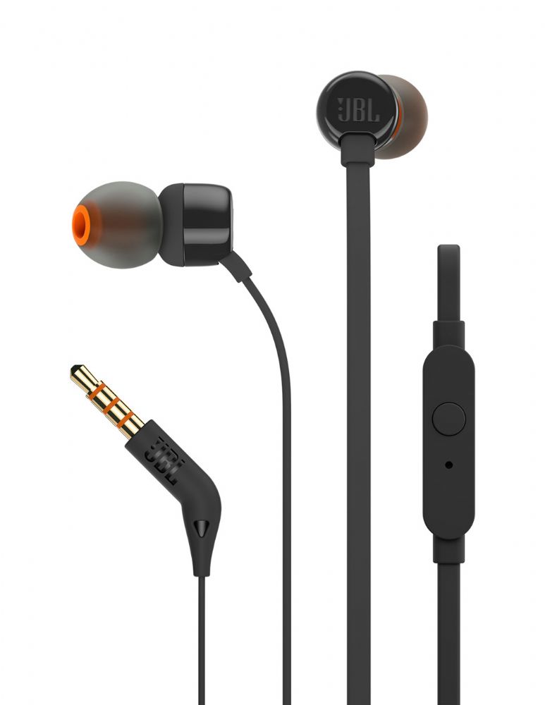 AURICULARES BOTÓN JBL T110 NEGRO